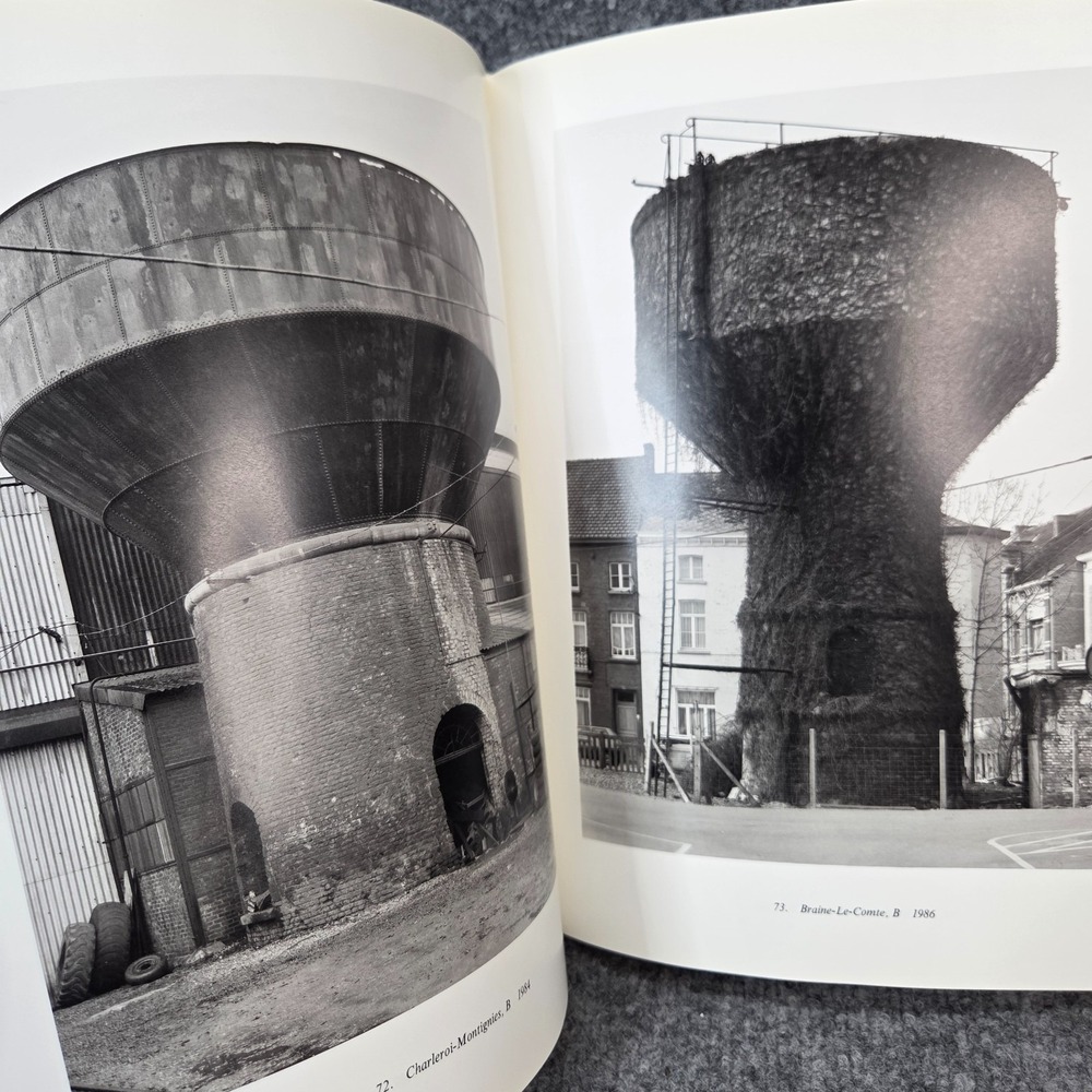 WATER TOWERS by Bernd and Hilla Becher 1989, HARDCOVER 2nd printing No Dust Jack